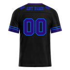 Custom Black 3D Pattern Purple Personalized Authentic Football Jersey FBJ02-bc0fafe
