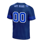 Custom Blue Tie Dye Blue Personalized Authentic Football Jersey FBJ02-bc0fa7b
