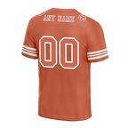 Custom Orange Tie Dye Orange Personalized Authentic Football Jersey FBJ02-bc0fa7d
