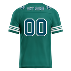 Custom Green Tie Dye Aqua Personalized Authentic Football Jersey FBJ02-bc0fa79