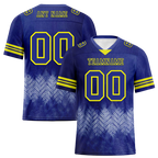 Custom Purple Tie Dye Purple Personalized Authentic Football Jersey FBJ02-bc0fa8a