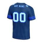 Custom Black Tie Dye Aqua Personalized Authentic Football Jersey FBJ02-bc0fa8d