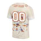 Custom Yellow Hawaii White Personalized Authentic Football Jersey FBJ02-bc0fa88