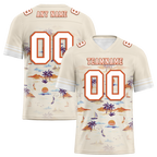 Custom Yellow Hawaii White Personalized Authentic Football Jersey FBJ02-bc0fa88
