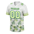 Custom White Hawaii Yellow Personalized Authentic Football Jersey FBJ02-bc0fa90