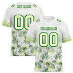 Custom White Hawaii Yellow Personalized Authentic Football Jersey FBJ02-bc0fa90