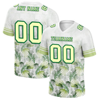 Custom White Hawaii Yellow Personalized Authentic Football Jersey FBJ02-bc0fa90