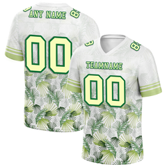 Custom White Hawaii Yellow Personalized Authentic Football Jersey FBJ02-bc0fa90