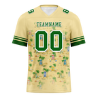 Custom Yellow Hawaii Green Personalized Authentic Football Jersey FBJ02-bc0fa9b
