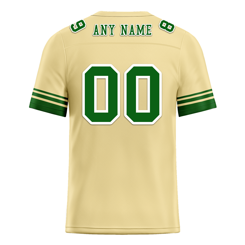 Custom Yellow Hawaii Green Personalized Authentic Football Jersey FBJ02-bc0fa9b