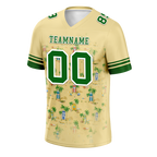 Custom Yellow Hawaii Green Personalized Authentic Football Jersey FBJ02-bc0fa9b