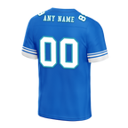 Custom Blue Hawaii White Personalized Authentic Football Jersey FBJ02-bc0fa9d