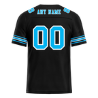 Custom Black Drift Fashion Aqua Personalized Authentic Football Jersey FBJ02-bc0fb0a