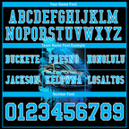 Custom Black Drift Fashion Aqua Personalized Authentic Football Jersey FBJ02-bc0fb0a