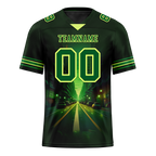 Custom Black Drift Fashion Green Personalized Authentic Football Jersey FBJ02-bc0fb0b