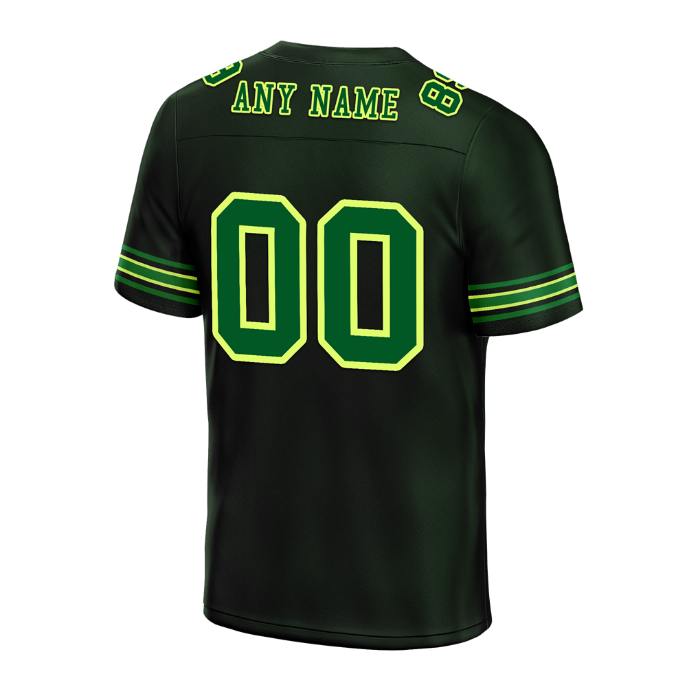 Custom Black Drift Fashion Green Personalized Authentic Football Jersey FBJ02-bc0fb0b