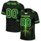 Custom Black Drift Fashion Green Personalized Authentic Football Jersey FBJ02-bc0fb0b
