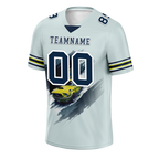 Custom Grey Drift Fashion Black Personalized Authentic Football Jersey FBJ02-bc0fb0c