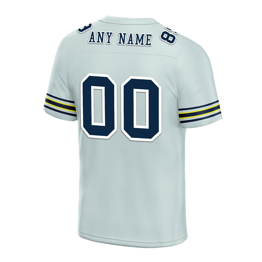 Custom Grey Drift Fashion Black Personalized Authentic Football Jersey FBJ02-bc0fb0c