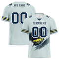 Custom Grey Drift Fashion Black Personalized Authentic Football Jersey FBJ02-bc0fb0c