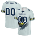 Custom Grey Drift Fashion Black Personalized Authentic Football Jersey FBJ02-bc0fb0c