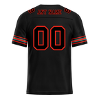 Custom Black Red Drift Fashion Black Personalized Authentic Football Jersey FBJ02-bc0fb0d
