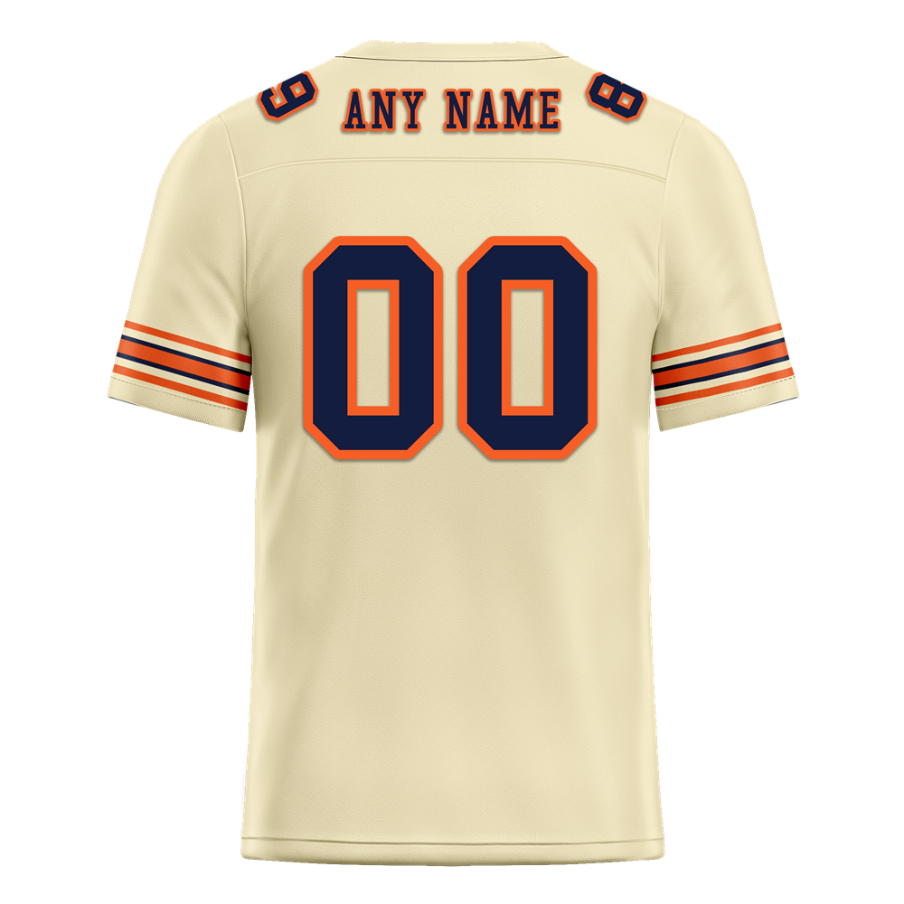 Custom Yellow Orange Drift Fashion Black Personalized Authentic Football Jersey FBJ02-bc0fb0f