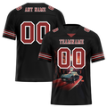 Custom Black Drift Fashion Brown Personalized Authentic Football Jersey FBJ02-bc0fb07