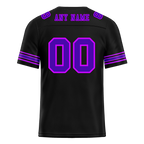 Custom Black Drift Fashion Purple Personalized Authentic Football Jersey FBJ02-bc0fb08