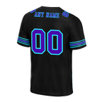 Custom Black Aqua Drift Fashion Purple Personalized Authentic Football Jersey FBJ02-bc0fb09