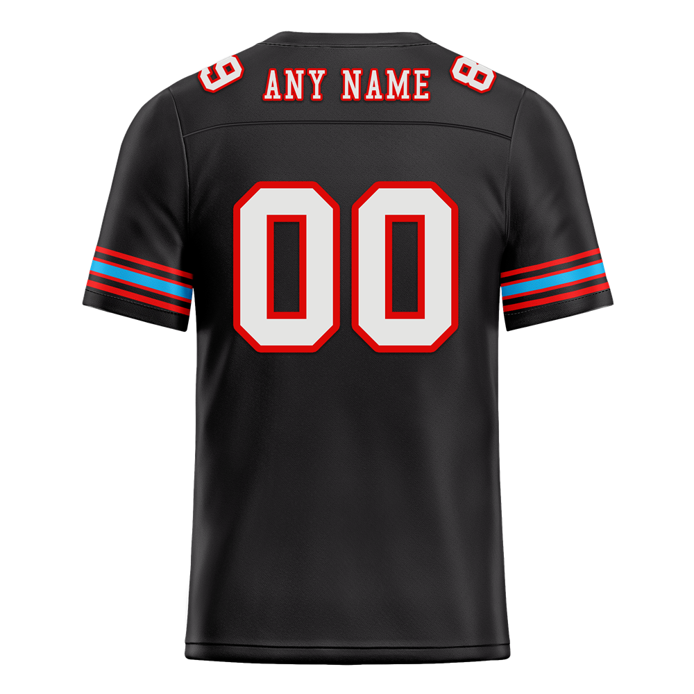 Custom Black Drift Fashion White Personalized Authentic Football Jersey FBJ02-bc0fba0