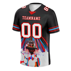 Custom Black Drift Fashion White Personalized Authentic Football Jersey FBJ02-bc0fba0