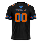 Custom Black Skull Fashion Brown Personalized Authentic Football Jersey FBJ02-bc0fbab