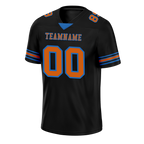 Custom Black Skull Fashion Brown Personalized Authentic Football Jersey FBJ02-bc0fbab