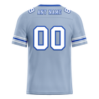 Custom Aqua Skull Fashion White Personalized Authentic Football Jersey FBJ02-bc0fbac