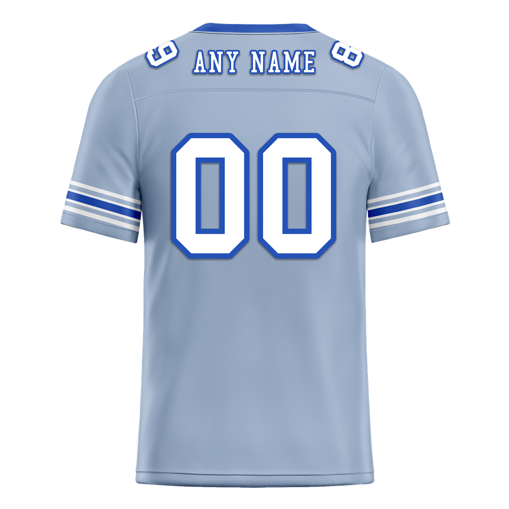 Custom Aqua Skull Fashion White Personalized Authentic Football Jersey FBJ02-bc0fbac