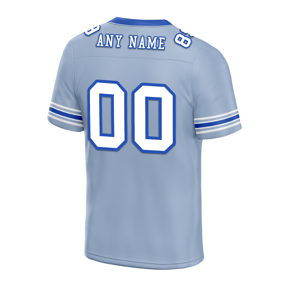 Custom Aqua Skull Fashion White Personalized Authentic Football Jersey FBJ02-bc0fbac