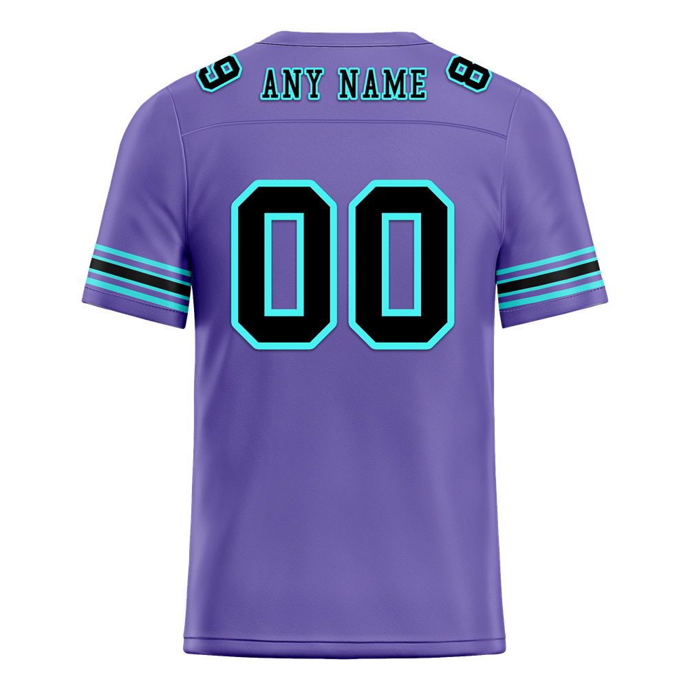 Custom Purple Skull Fashion Black Personalized Authentic Football Jersey FBJ02-bc0fbad