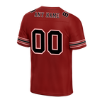 Custom Brown Skull Fashion Black Personalized Authentic Football Jersey FBJ02-bc0fbae