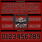 Custom Brown Skull Fashion Black Personalized Authentic Football Jersey FBJ02-bc0fbae
