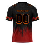 Custom Black Brown Skull Fashion Black Personalized Authentic Football Jersey FBJ02-bc0fba7