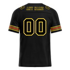 Custom Black Skull Fashion Black Personalized Authentic Football Jersey FBJ02-bc0fba8