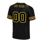 Custom Black Skull Fashion Black Personalized Authentic Football Jersey FBJ02-bc0fba8