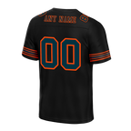 Custom Black Skull Fashion Black Personalized Authentic Football Jersey FBJ02-bc0fbb0