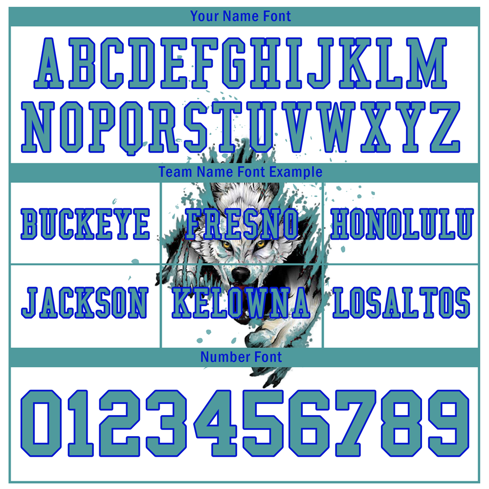 Custom White Skull Fashion Aqua Personalized Authentic Football Jersey FBJ02-bc0fbba