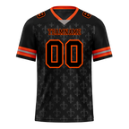 Custom Black Grey Skull Fashion Black Personalized Authentic Football Jersey FBJ02-bc0fbbd