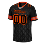 Custom Black Grey Skull Fashion Black Personalized Authentic Football Jersey FBJ02-bc0fbbd