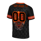 Custom Black Grey Skull Fashion Black Personalized Authentic Football Jersey FBJ02-bc0fbbd