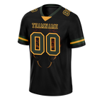 Custom Black Skull Fashion Green Personalized Authentic Football Jersey FBJ02-bc0fbbe