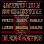 Custom Black Skull Fashion Brown Personalized Authentic Football Jersey FBJ02-bc0fbbf
